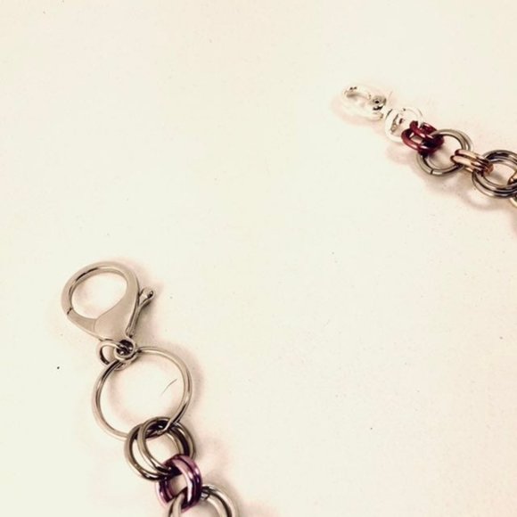 Pride Flag Steel Chainmaille Belt Chain - Picture 7 of 10